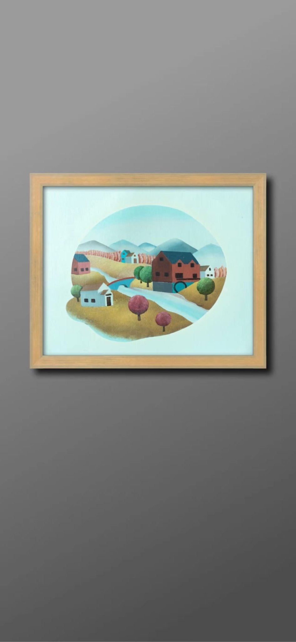 Cartoon town Painting - Cartoon - Artvora
