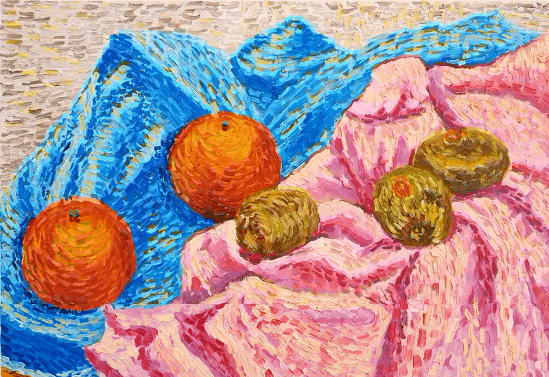 Attribute to Van Gogh's Still Life Combo 2 Painting - Still Life - Artvora