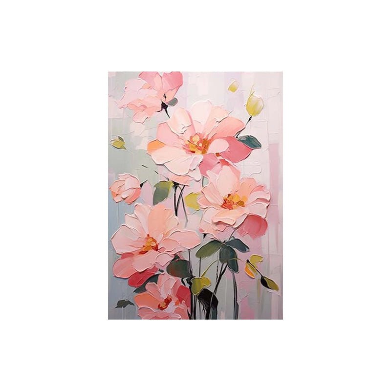 Beautiful Pink Painting - Flowers - Artvora