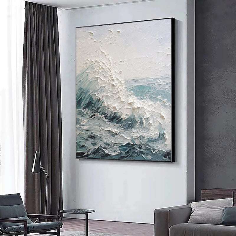 Big Waves Painting - Landscape - Artvora