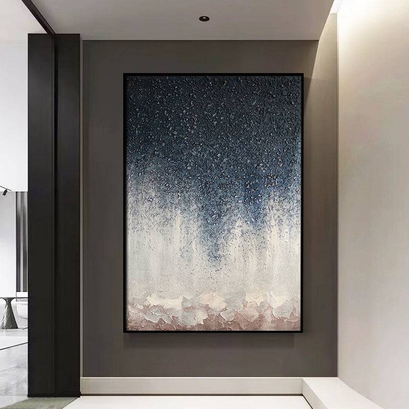 Black Stars Painting - Textured - Artvora