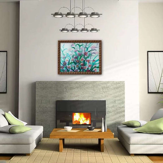 Blooming flowers No.5 Painting - Flowers - Artvora