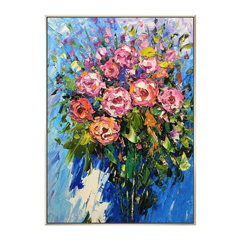 Blue Bloom Painting - Flowers - Artvora