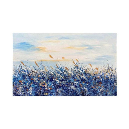 Blue Reed Painting - Landscape - Artvora