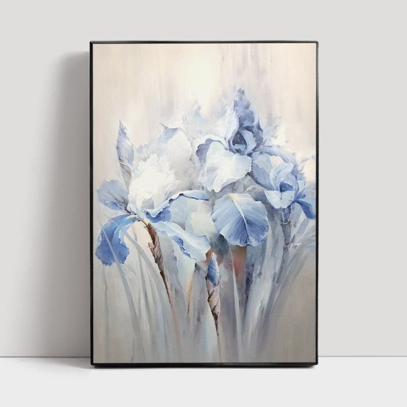 Blues Painting - Flowers - Artvora