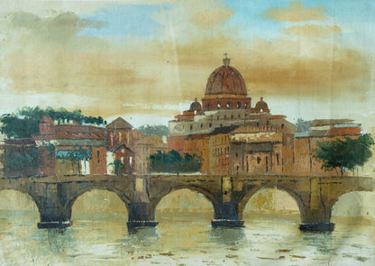 Bridge 2 Painting - Landscape - Artvora