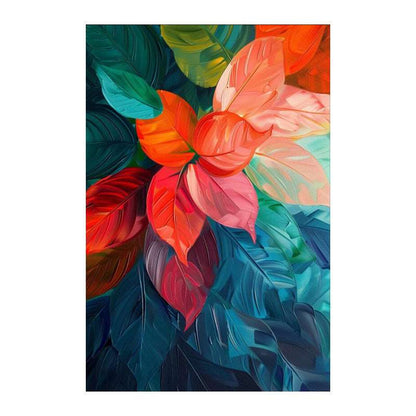 Bright Leaves Painting - Abstract - Artvora