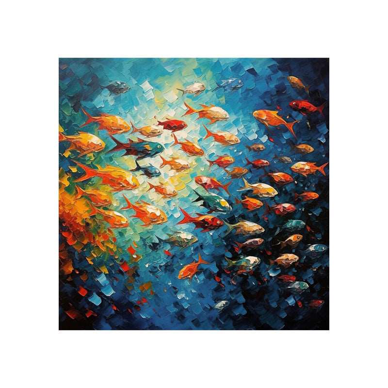 Colorful Fish Painting - Animal - Artvora