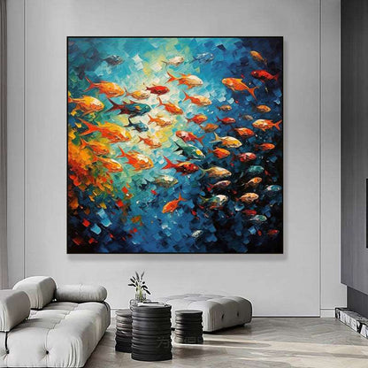 Colorful Fish Painting - Animal - Artvora