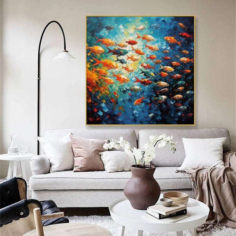 Colorful Fish Painting - Animal - Artvora