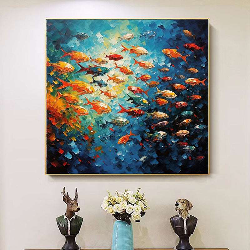 Colorful Fish Painting - Animal - Artvora