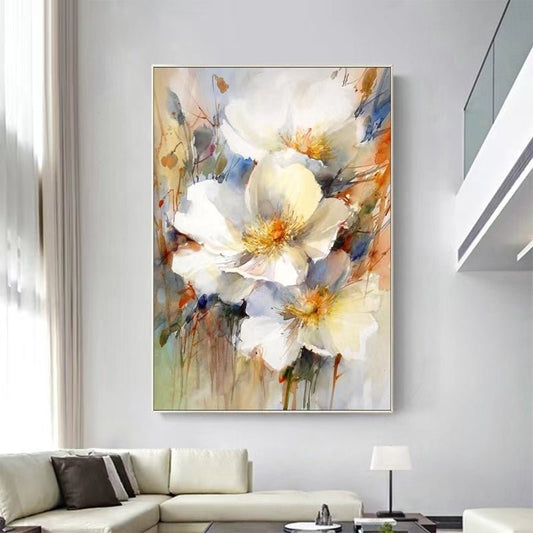 Colorful Flowers Painting - Flowers - Artvora