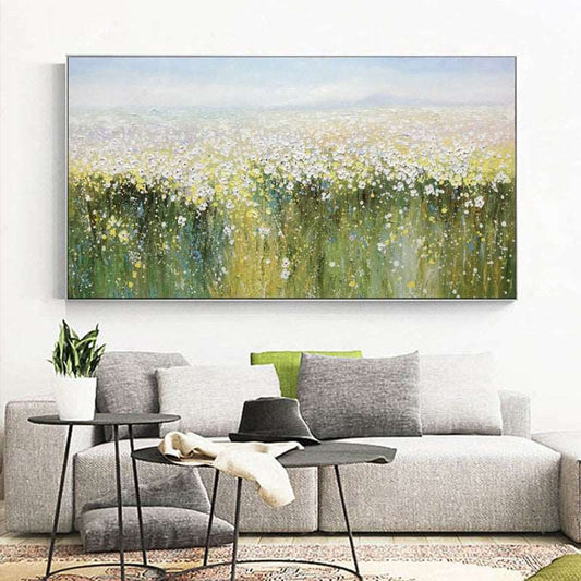 Daisy Ocean Painting - Landscape - Artvora