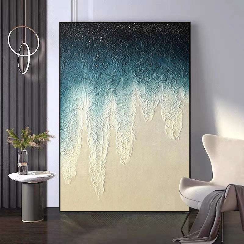 Deep Ocean Painting - Abstract - Artvora