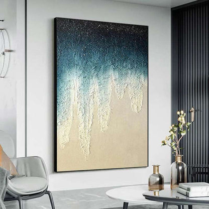 Deep Ocean Painting - Abstract - Artvora