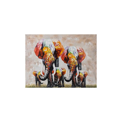 Elephant Family Painting - Animal - Artvora