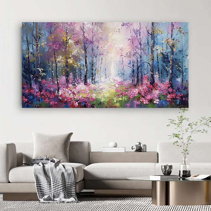 Fantasy Forest Painting - Abstract - Artvora