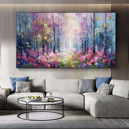 Fantasy Forest Painting - Abstract - Artvora