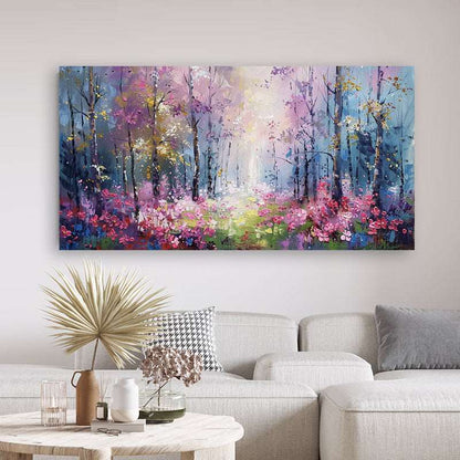 Fantasy Forest Painting - Abstract - Artvora