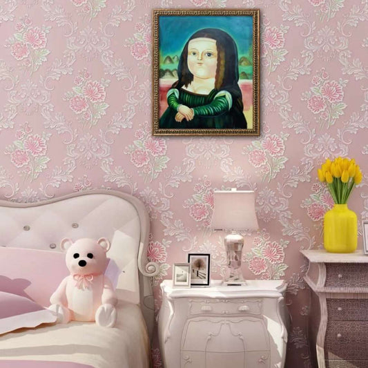 Fat Mona Lisa Painting - Cartoon - Artvora