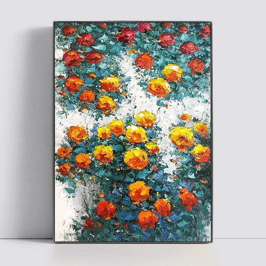 Flower Sea Painting - Flowers - Artvora