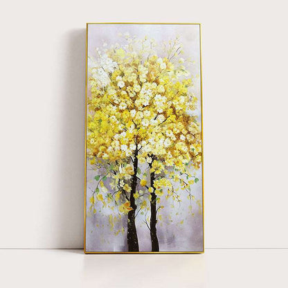 Flowers Bloom All Over the Tree Painting - Flowers - Artvora