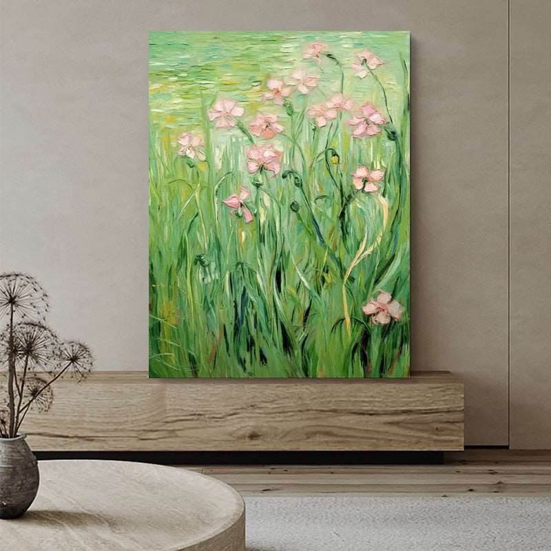 Flowers by the Water Painting - Flowers - Artvora