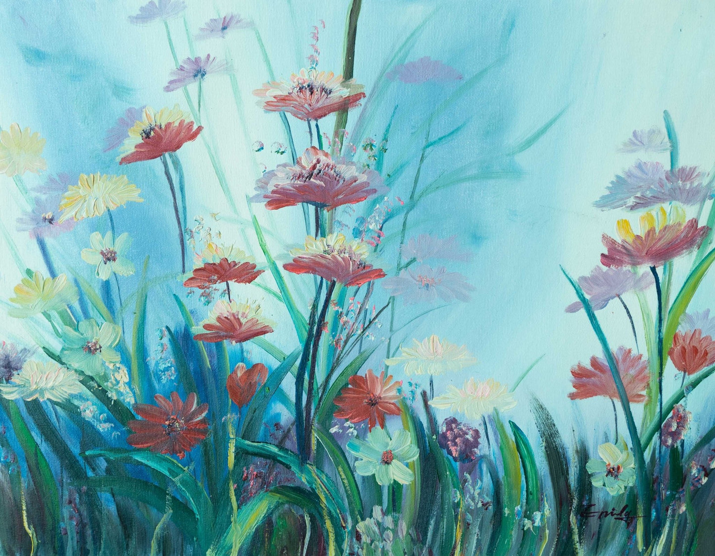 Flowers Painting - Flowers - Artvora