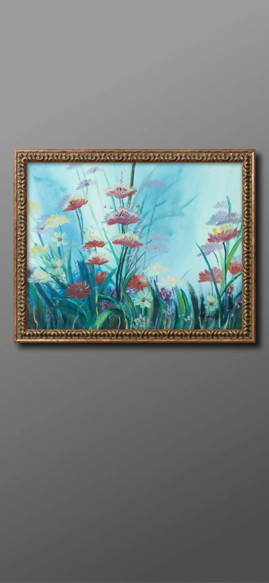 Flowers Painting - Flowers - Artvora