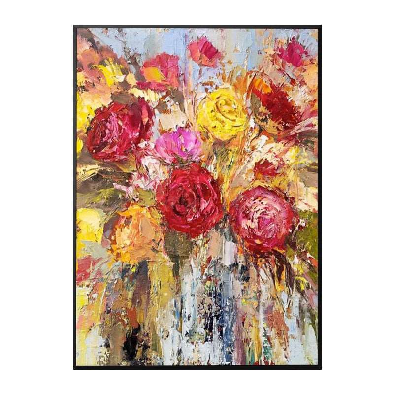 Glittering Painting - Flowers - Artvora