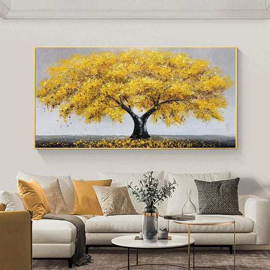 Gold Tree 01 Painting - Landscape - Artvora