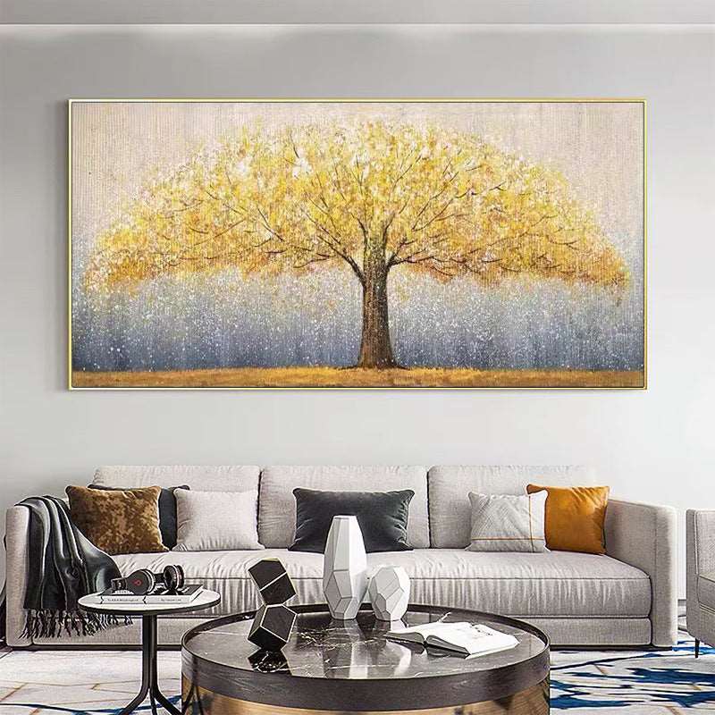 Gold Tree 03 Painting - Landscape - Artvora