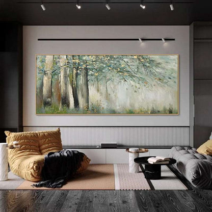 Golden Woods Painting - Landscape - Artvora