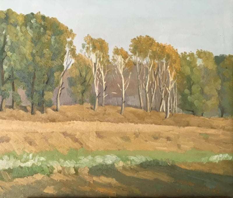 Late Autumn Painting - Landscape - Artvora