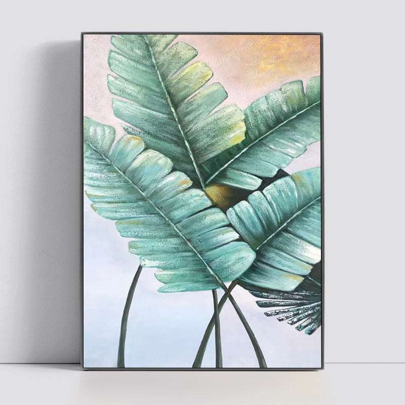 Leisurely Banana Leafs Painting - Flowers - Artvora