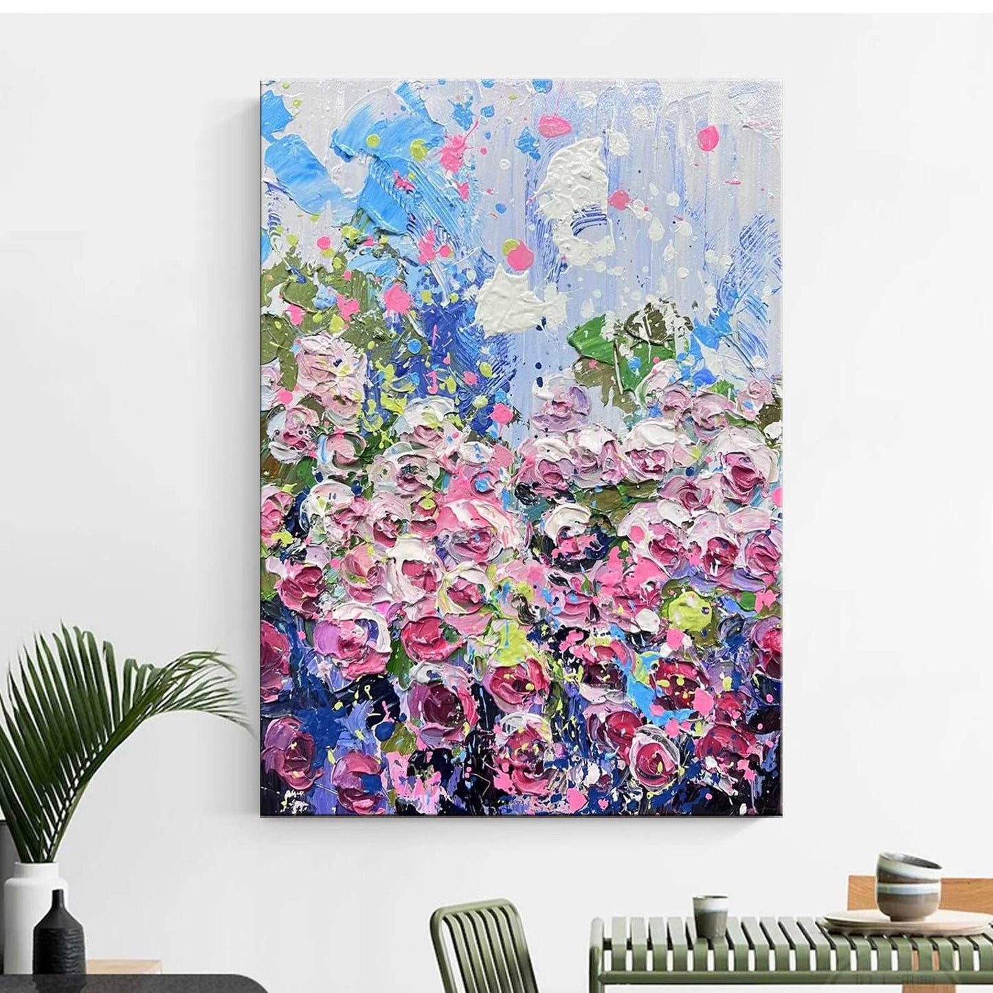 Like a Pink Dream Painting - Abstract - Artvora