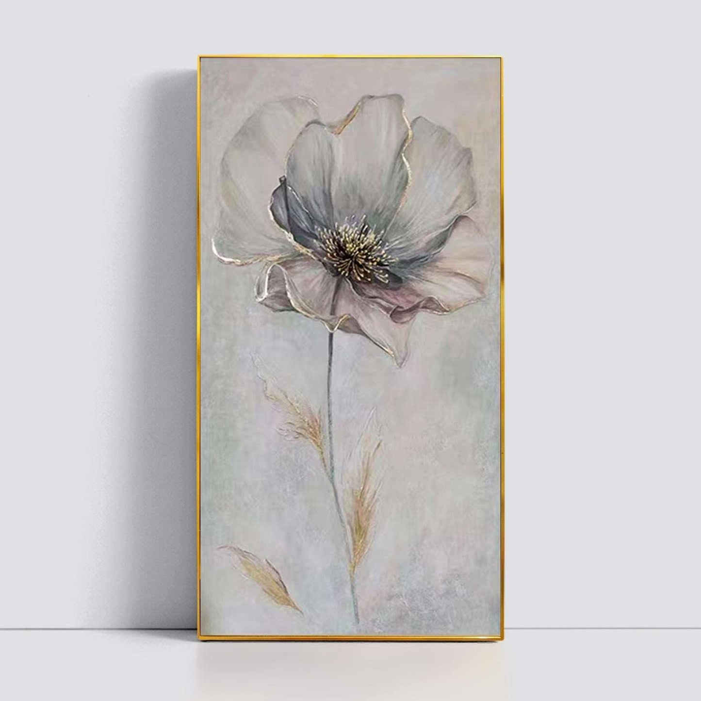 Lonely Flower Painting - Flowers - Artvora