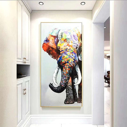 Lost Elephant Painting - Animal - Artvora