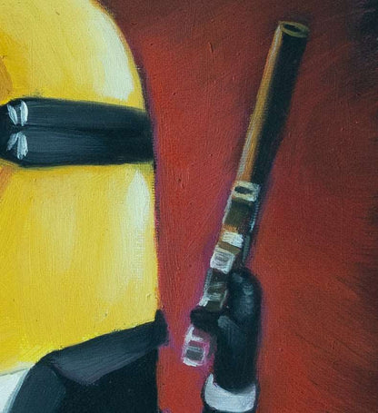 Minion Detective Painting - Cartoon - Artvora