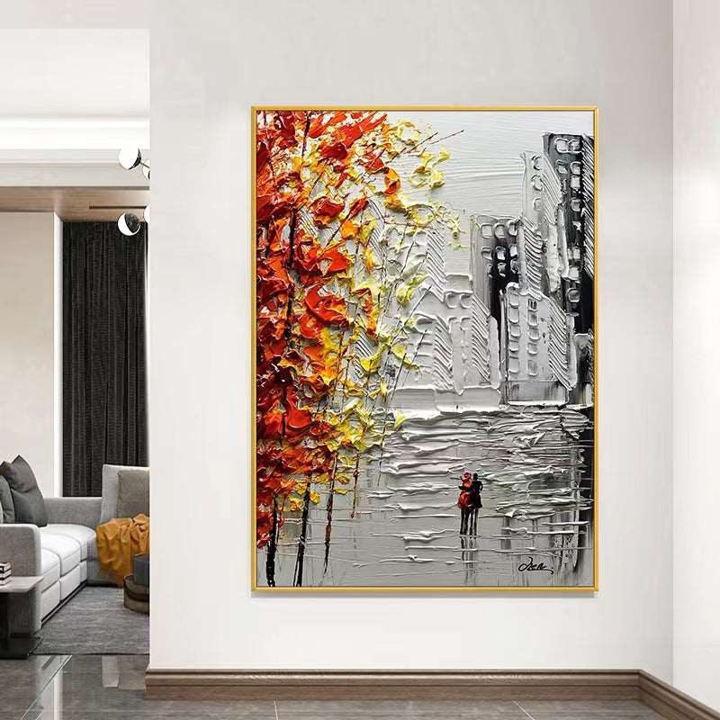 Modern City Painting - Landscape - Artvora