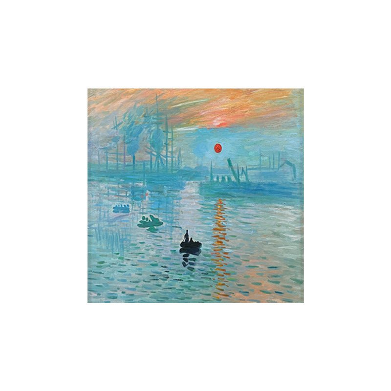 Monet- Impression Sunrise Painting - Landscape - Artvora