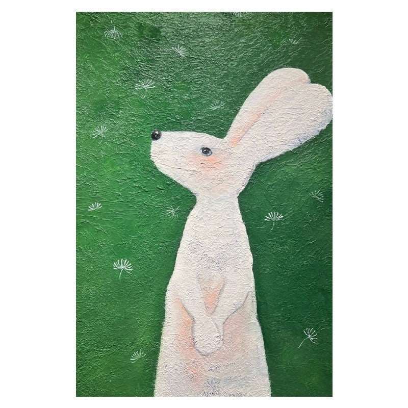 Mr. Rabbit Painting - Cartoon - Artvora