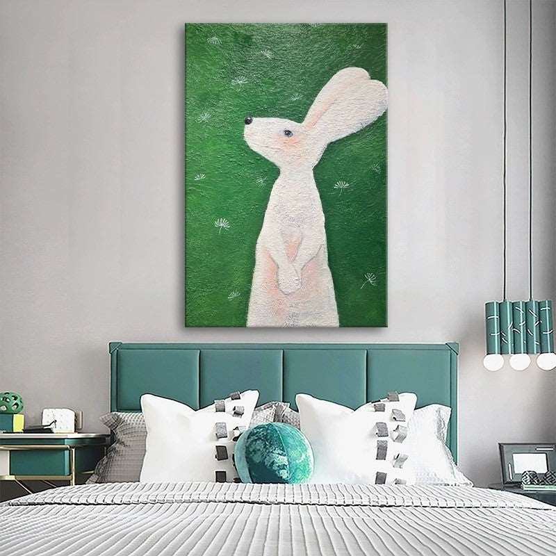 Mr. Rabbit Painting - Cartoon - Artvora