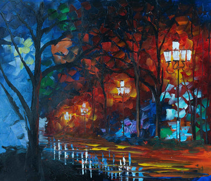 Night View Painting - Landscape - Artvora