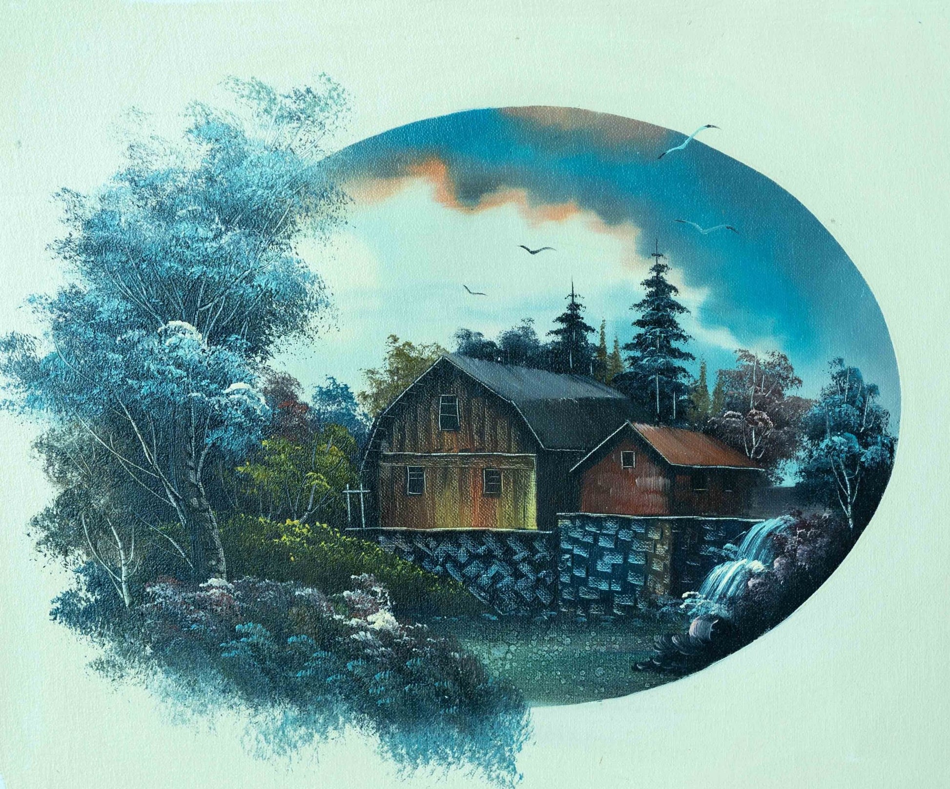 Old House 02 Painting - Landscape - Artvora