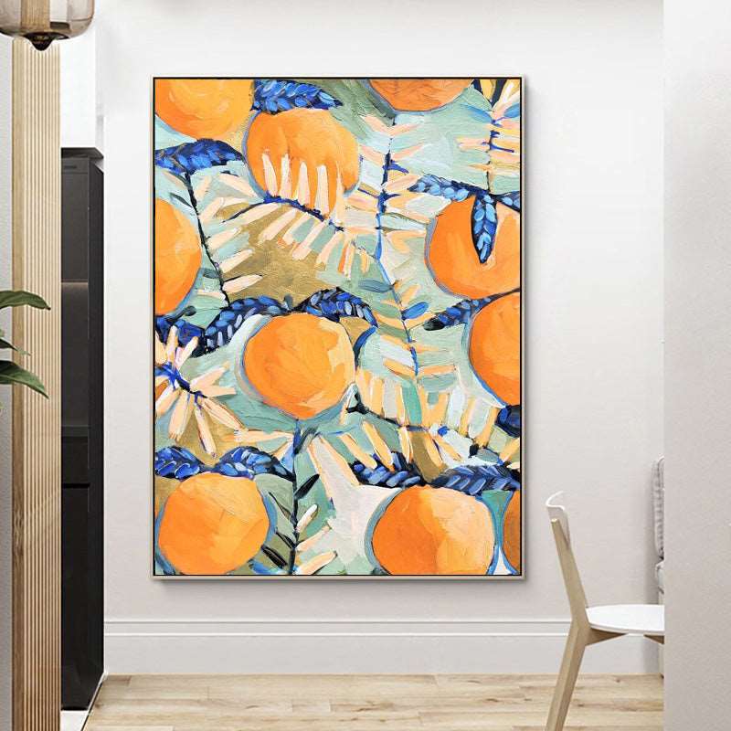 Orange Dance Painting - Flowers - Artvora