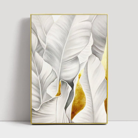 Palm Leaf Painting - Flowers - Artvora