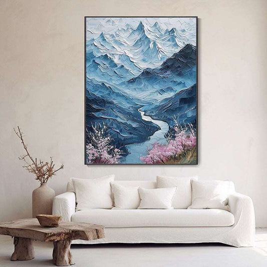 Peach Blossom Spring Painting - Landscape - Artvora