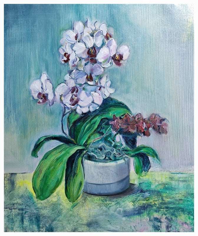 Phalaenopsis Painting - Flowers - Artvora