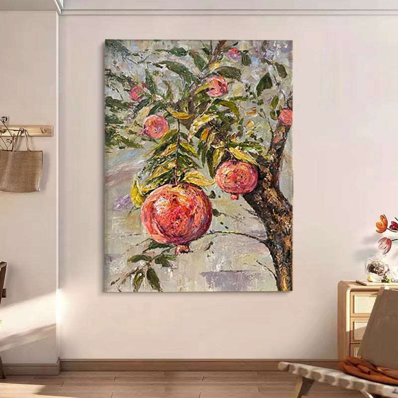 Pomegranates Ripen Painting - Flowers - Artvora